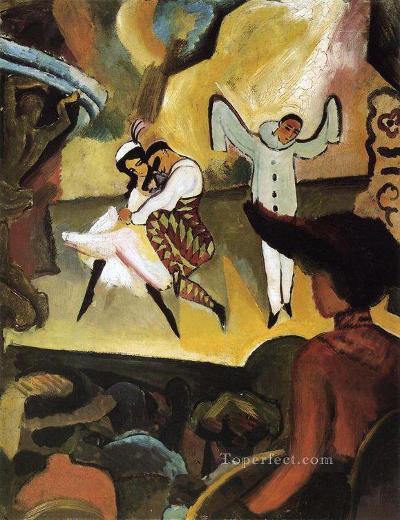 Russian Ballet I Expressionist Oil Paintings